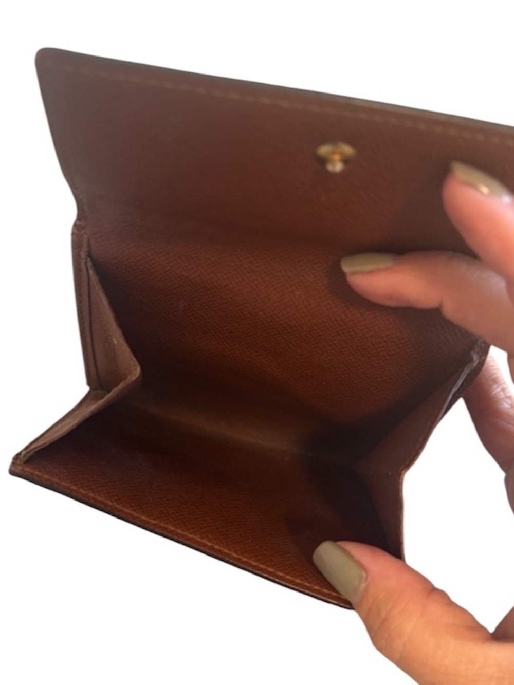 Louis Vuitton Monogram Elise Small Snap Wallet Brown LV Compact Wallet - Picture 10 of 15